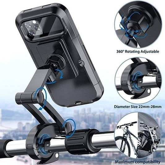 🔥Today's limited time 50% off🔥Waterproof Bicycle & Motorcycle Phone Holder